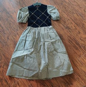 Sylvia Whyte Vintage Girl's Embellished Dress